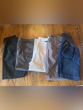 Maternity Pants, Capris and Skirt Lot